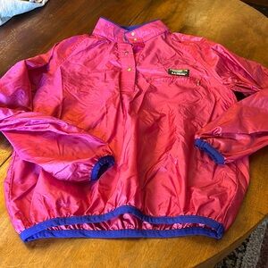 L.L. Bean Pink and Blue Women's Jacket